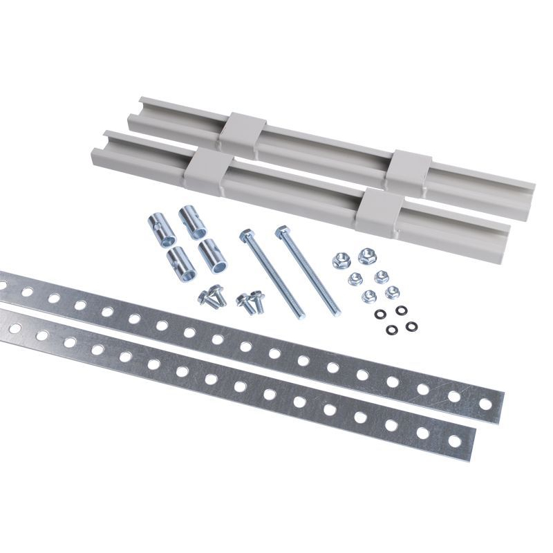 Комплект крепления металлокорпуса к столбу монтажной полосой IEK