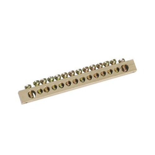 Шина PEN земля-ноль 8х12мм 8/2 (8групп/крепеж по краям) IEK