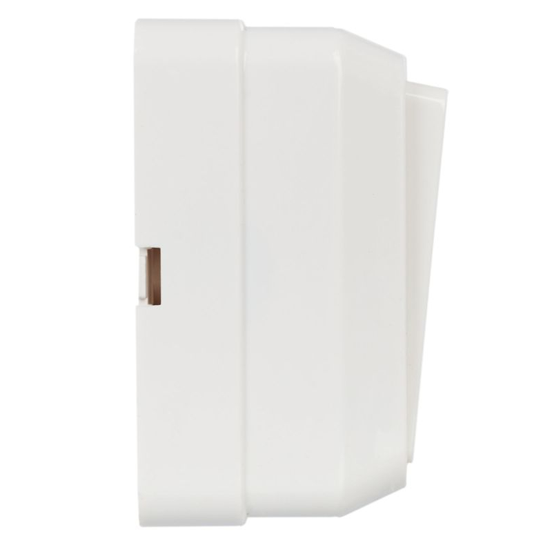 OKTAVA Выключатель 1-клавишный для открытой установки 10А ВС20-1-0-ОБ белый GENERICA