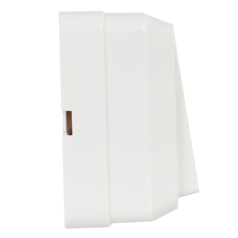 OKTAVA Выключатель 1-клавишный кнопочный для открытой установки 10А ВСк20-1-0-ОБ белый GENERICA