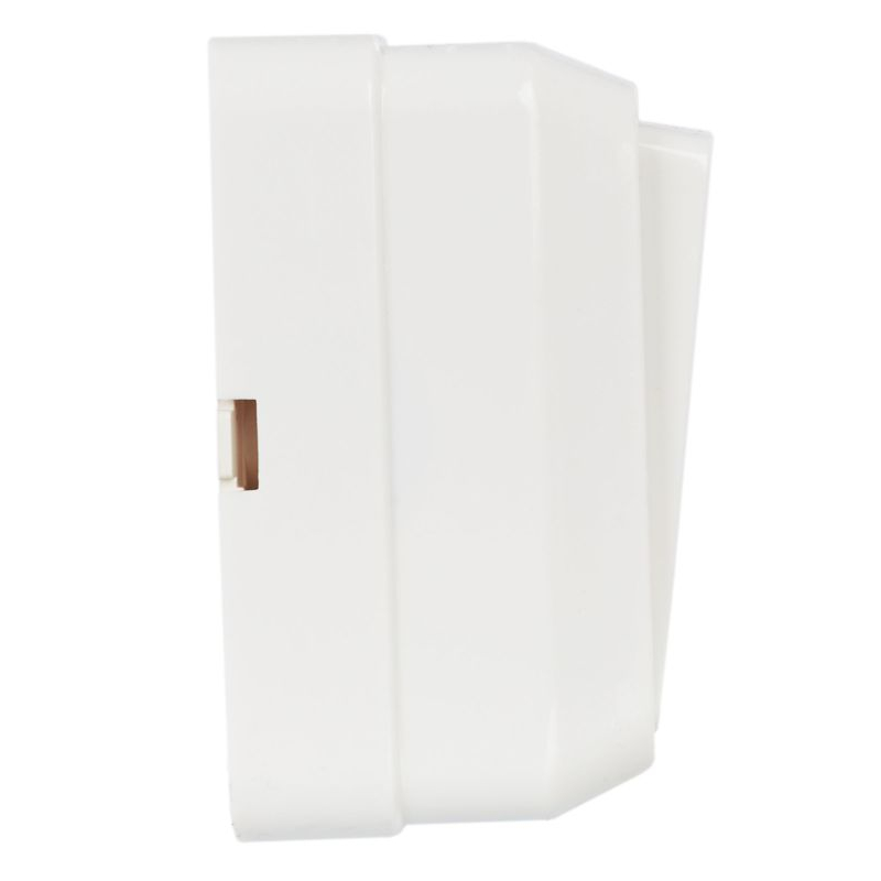 OKTAVA Выключатель 1-клавишный с индикацией для открытой установки 10А ВС20-1-1-ОБ белый GENERICA