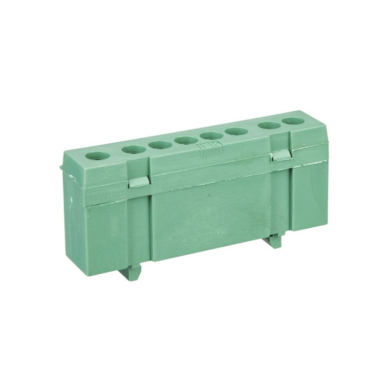 Шина PE земля в корпусном изоляторе на DIN-рейку ШНИ-6х9-8-К-З IEK