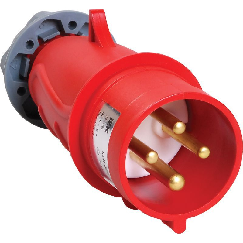 MAGNUM Вилка переносная ССИ-024 32А-6ч/380-415В 3P+PE IP44 IEK