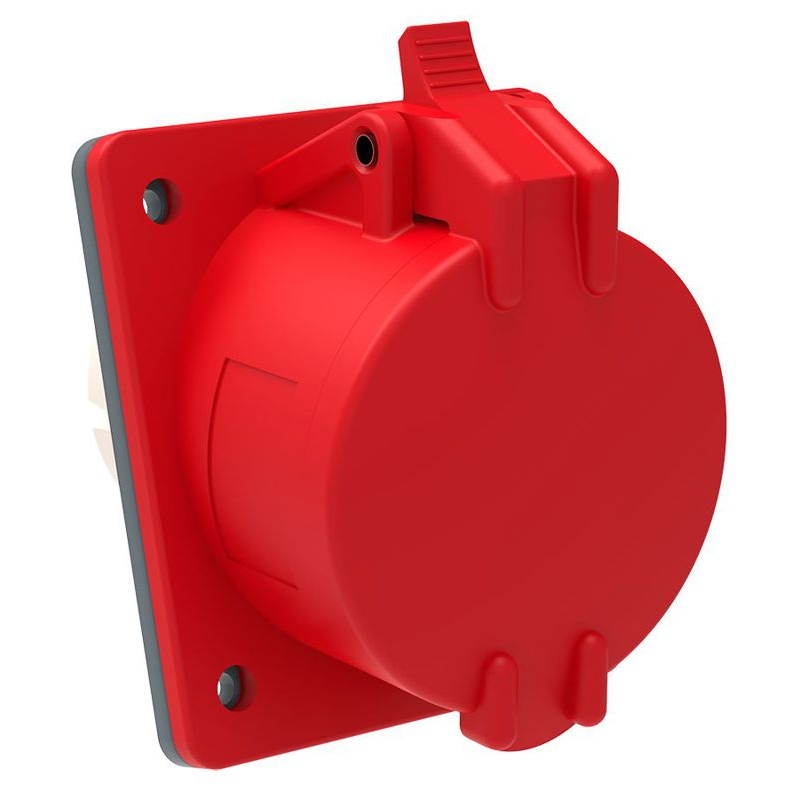 MAGNUM Розетка встраиваемая ССИ-424 32А-6ч/380-415В 3P+PE IP44 IEK