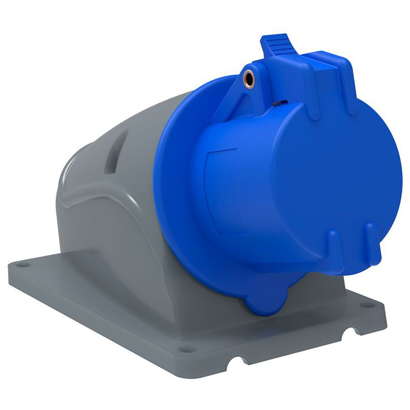 MAGNUM Розетка стационарная ССИ-113 16А-6ч/200-250В 2P+PE IP44 IEK