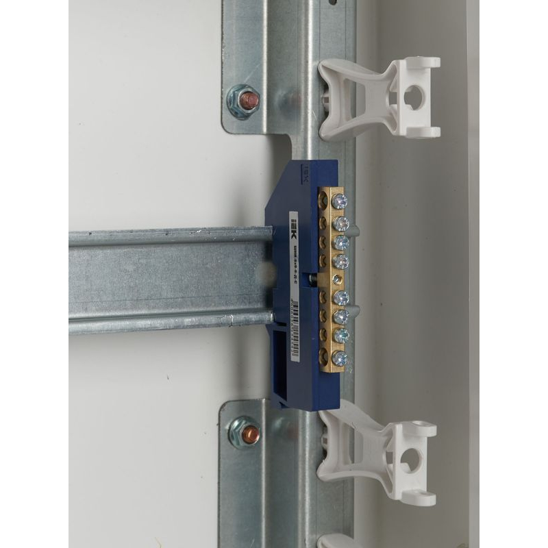 Шина N ноль на DIN-изол ШНИ-6х9-8-Д-С IEK