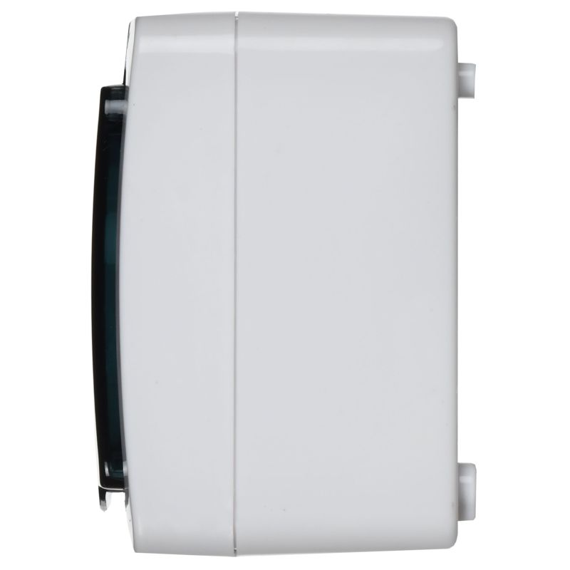 Розетка 1-местная для открытой установки РСб20-3-ГПБд с заземляющим контактом IP54 ГЕРМЕС PLUS (цвет крышки:дымчатый) IEK