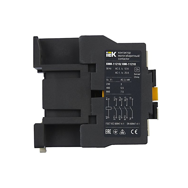 Контактор КМИ-11210 12А 24В/АС3 1NO IEK