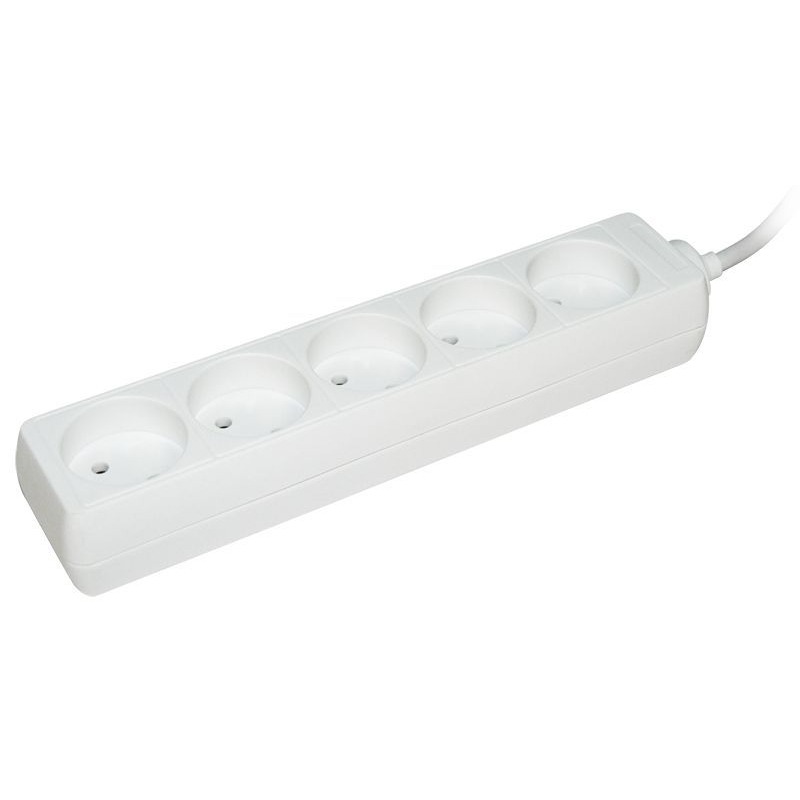 Удлинитель У5 5 мест без заземления 5м 2х0,75мм2 10А/250 IEK