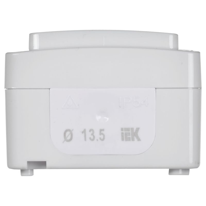 Выключатель 1-клавишный для открытой установки с индикацией ВС20-1-1-ГПБ IP54 ГЕРМЕС PLUS (цвет клавиши: белый) IEK