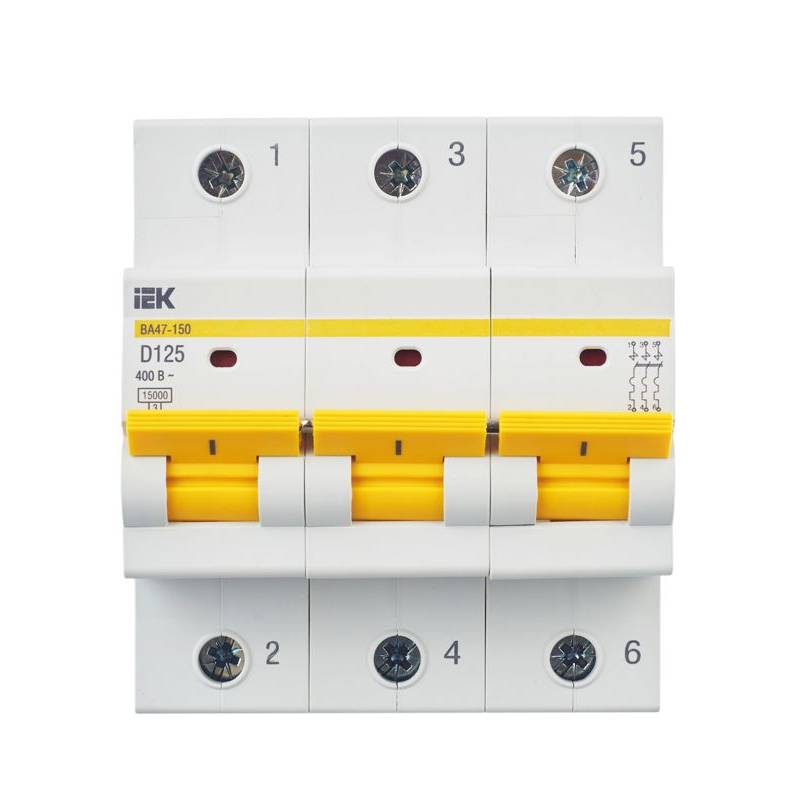 KARAT Автоматический выключатель ВА47-150 3P D 125А 15кА IEK