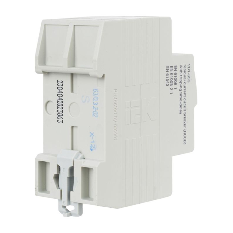 Выключатель дифференциальный (УЗО) ВД1-63S 2Р 63А 300мА IEK