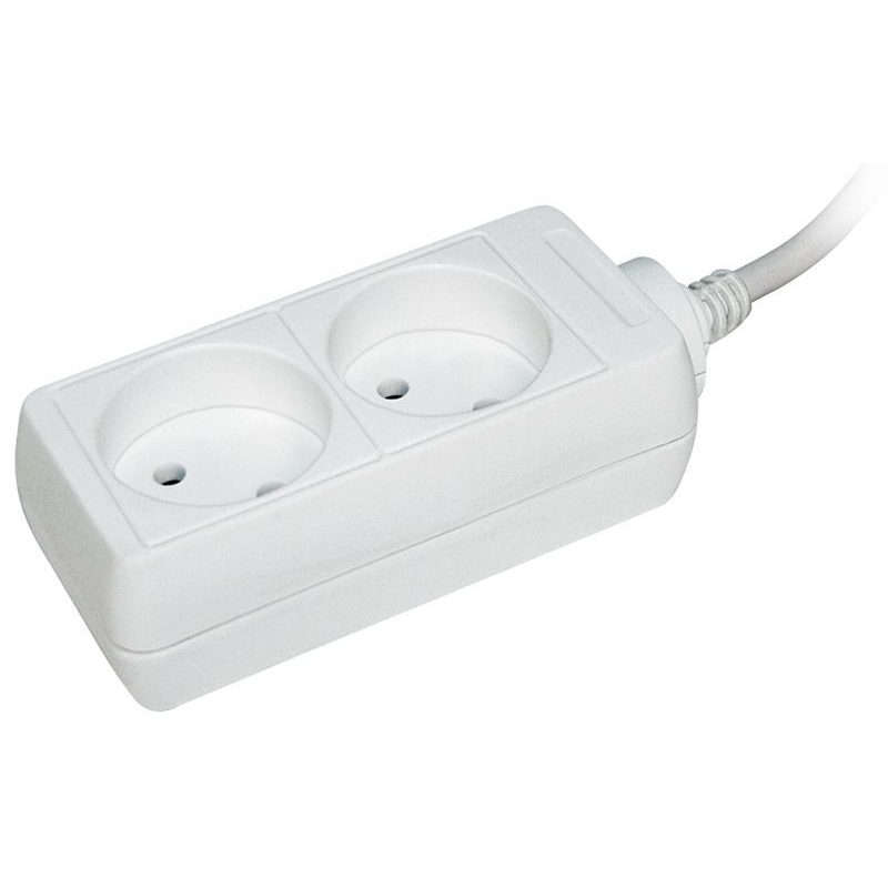 Удлинитель У2 2 места без заземления 5м 2х0,75мм2 10А/250 IEK