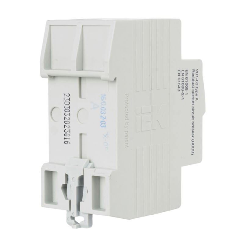 Выключатель дифференциальный (УЗО) ВД1-63 2Р 16А 30мА тип А IEK