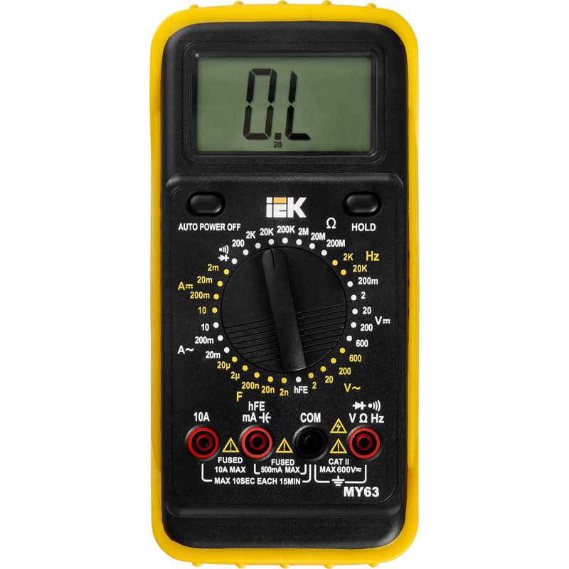 Мультиметр цифровой PROFESSIONAL MY63 IEK