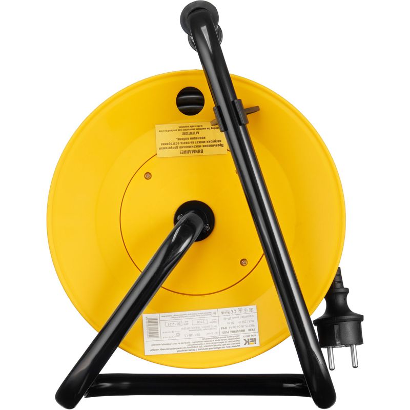 Катушка УК30 4 места IP44 с заземлением с термозащитой 3х1,5мм2 Industrial plus 30м IEK