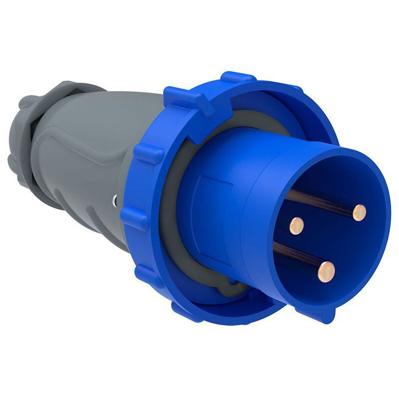 MAGNUM Вилка переносная ССИ-033 63А-6ч/200-250В 2P+PE IP67 IEK