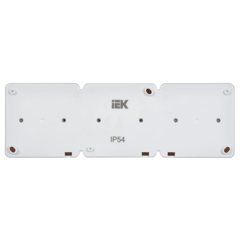 Розетка 3-местная для открытой установки РСб23-3-ГПБб с заземляющим контактом IP54 ГЕРМЕС PLUS белый IEK