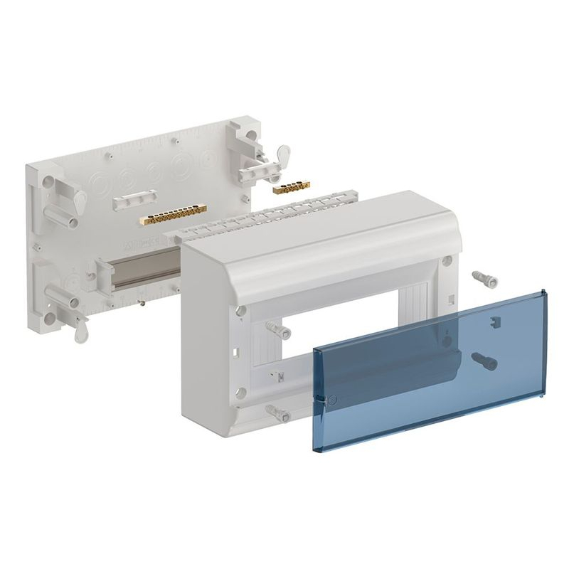 PRIME Корпус пластиковый ЩРН-П-12 модулей навесной белый IP41 IEK