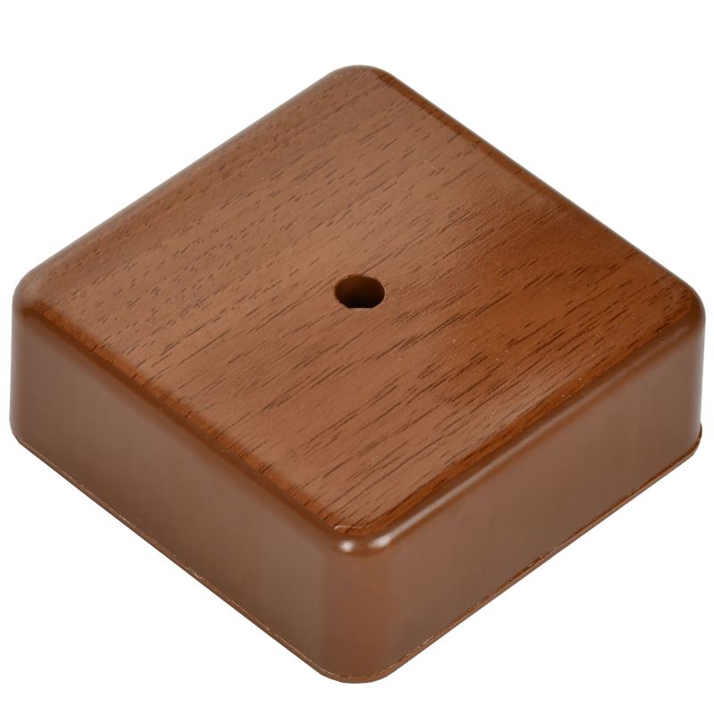 Коробка распаячная КМ41216-05 для открытой проводки безгалогенная (HF) 75х75х28мм дуб (6 клемм 6мм2) IEK