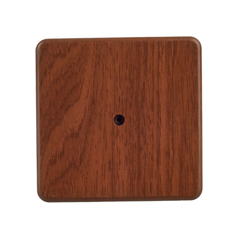 Коробка распаячная КМ41219-05 для открытой проводки безгалогенная (HF) 100х100х29мм дуб (6 клемм 6мм2) IEK