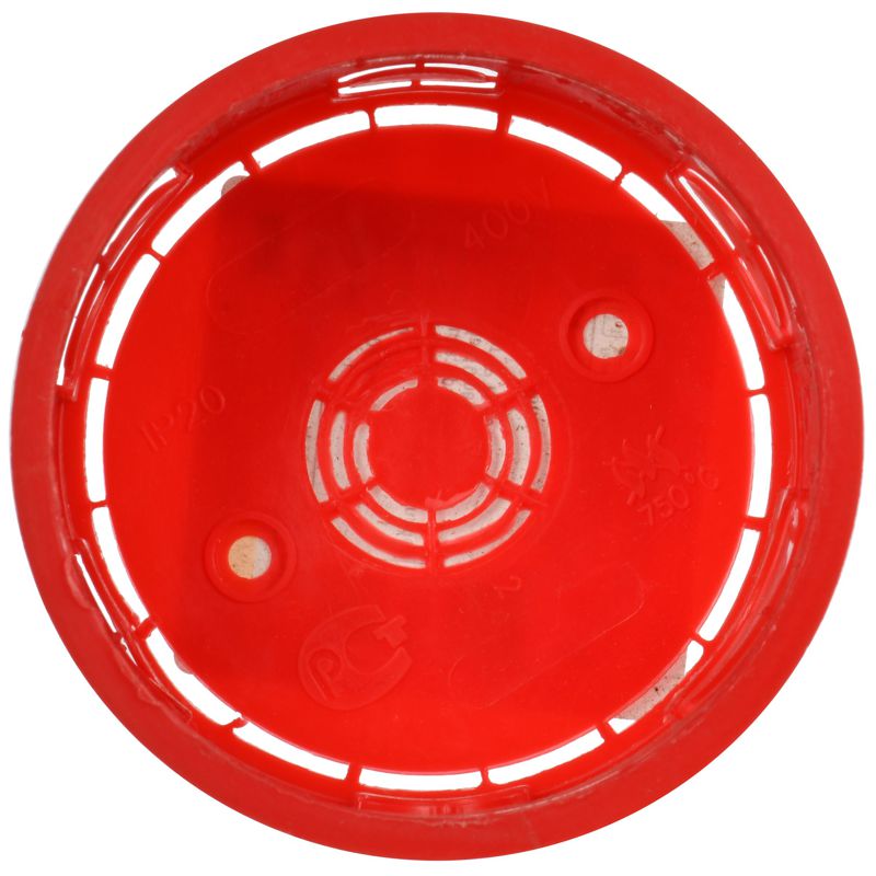 Коробка распаячная КМ41007 для твердых стен безгалогенная (HF) D=80х40мм с крышкой IEK