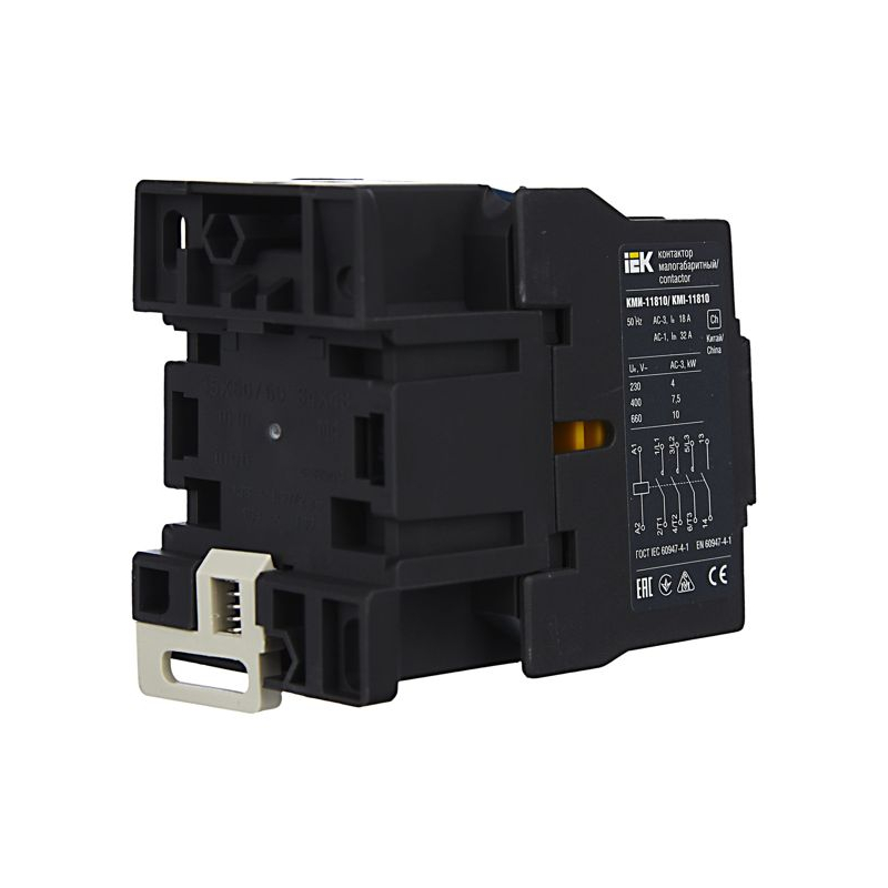 Контактор КМИ-11810 18А 24В/АС3 1NO IEK
