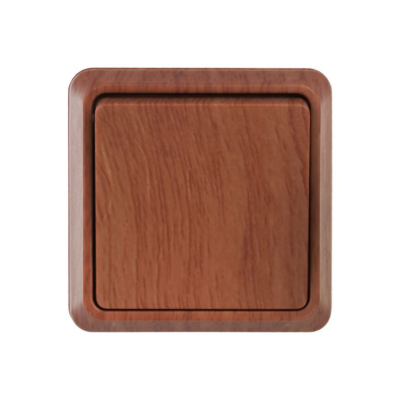 OKTAVA Выключатель 1-клавишный для открытой установки 10А ВС20-1-0-ОД дуб GENERICA