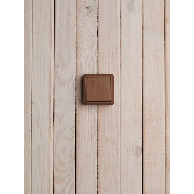 OKTAVA Выключатель 1-клавишный для открытой установки 10А ВС20-1-0-ОД дуб GENERICA