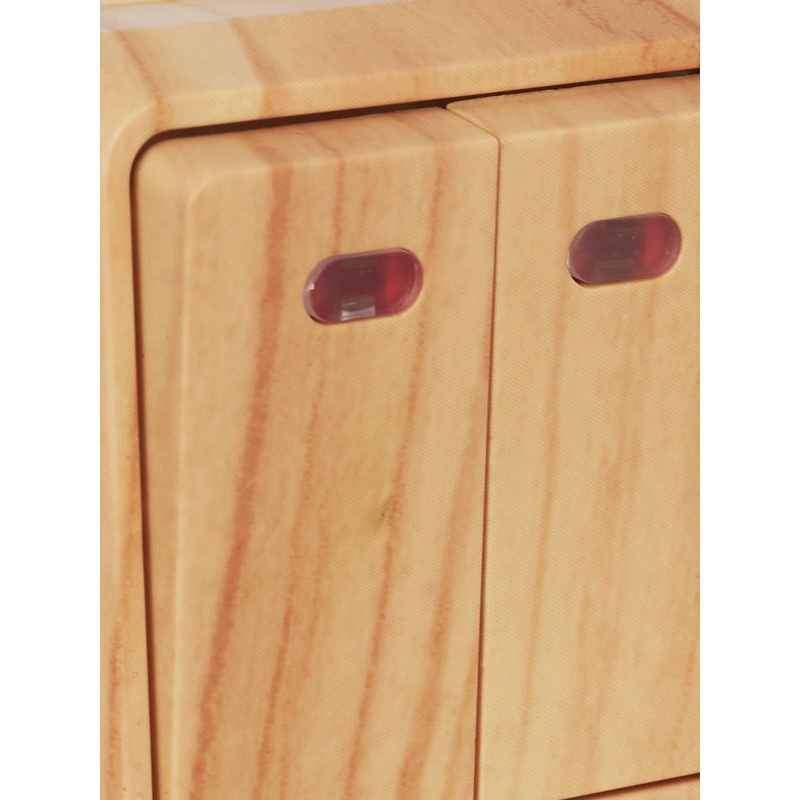 OKTAVA Выключатель 2-клавишный с индикацией для открытой установки 10А ВС20-2-1-ОС сосна GENERICA