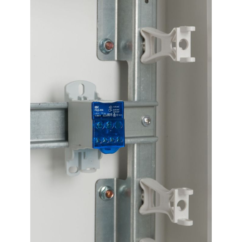 Блок распределительный РБД-80А на DIN-рейку IEK