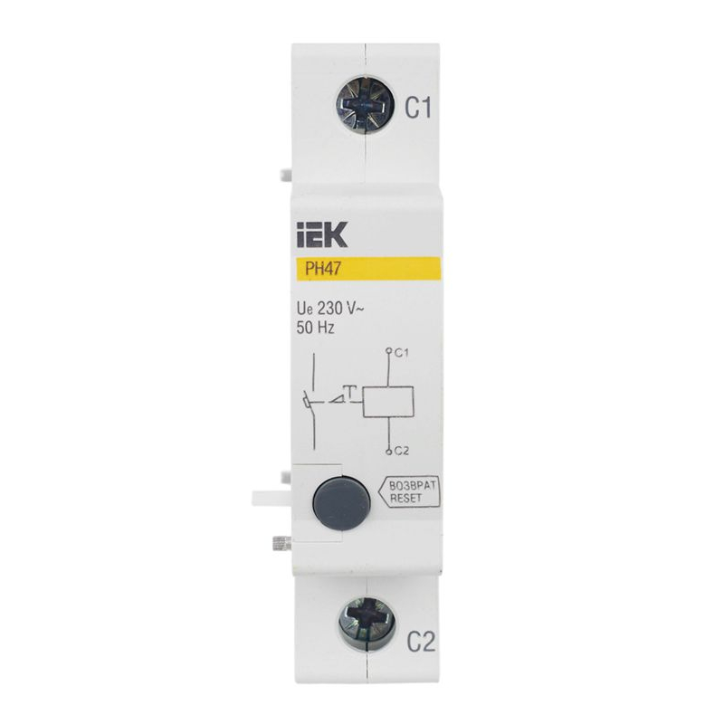 Расцепитель независимый РН47 новая серия на DIN-рейку IEK