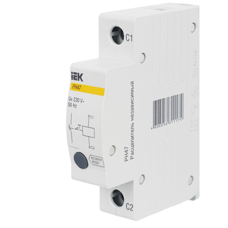 Расцепитель независимый РН47 новая серия на DIN-рейку IEK
