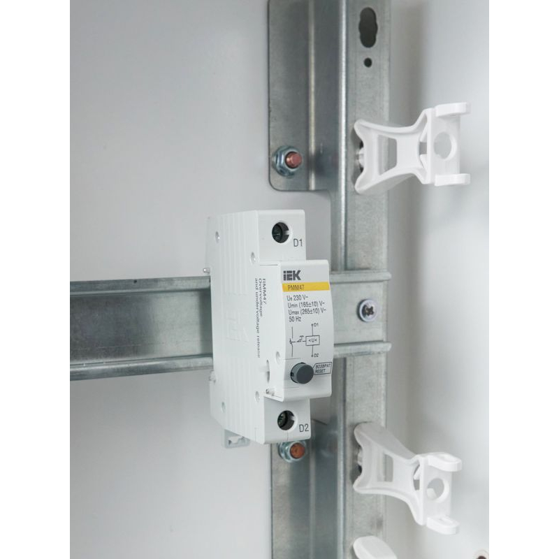 Расцепитель минимального/максимального напряжения РММ47 новая серия на DIN-рейку IEK