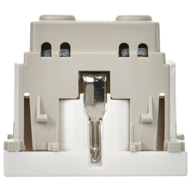 РКС-20-30-П-К Розетка с з/к 2к (на 2 модуля) ПРАЙМЕР белая IEK