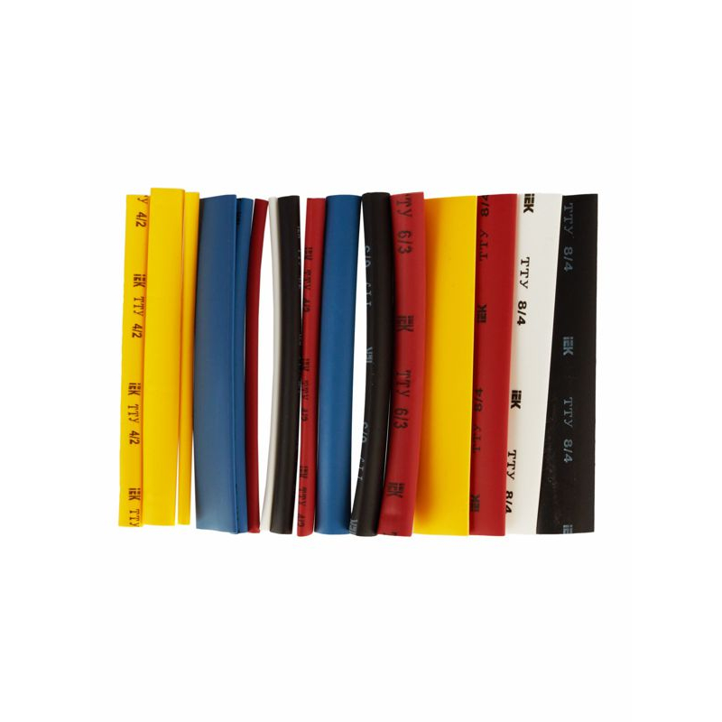 Набор ТТУ нг-LS 2/1-4/2-6/3-8/4 Ж/С/К/Ч/Б (20х8см/упак) IEK