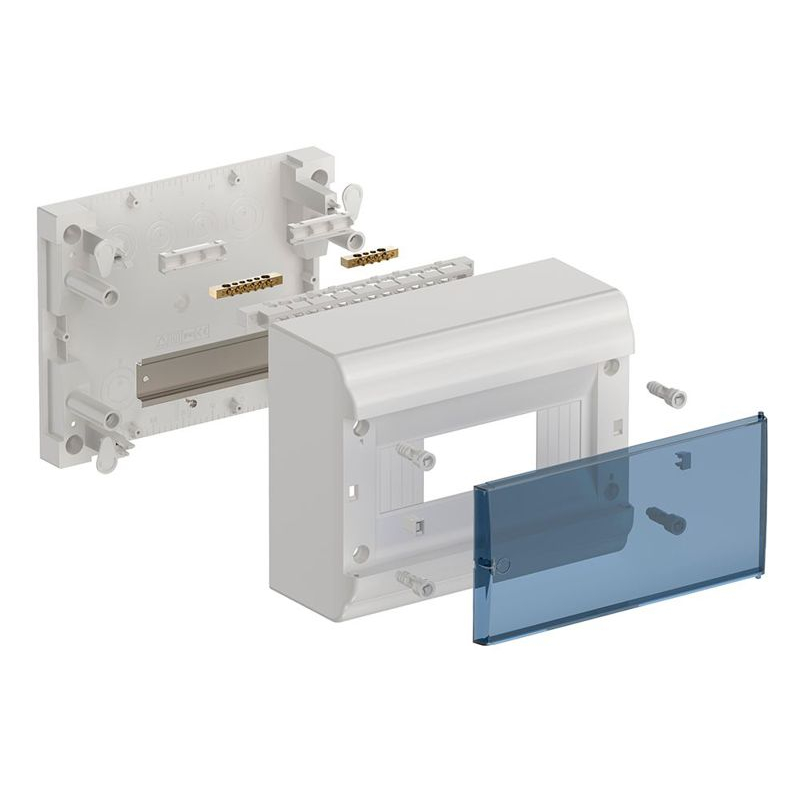 PRIME Корпус пластиковый ЩРН-П-9 модулей навесной белый IP41 IEK