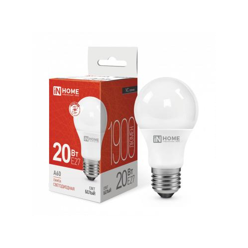 Лампочка светодиодная LED-A65-VC 20Вт 230В E27 4000К 1800лм