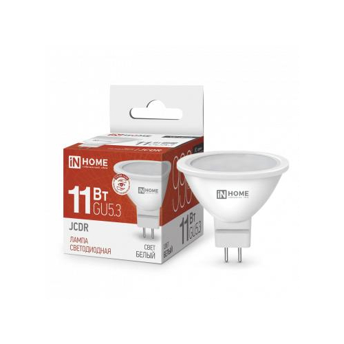 Лампа светодиодная LED-JCDR-VC 11Вт 230В GU5.3 4000К 990лм IN HOME 4690612020358