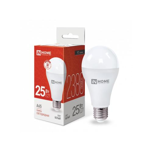 Лампочка светодиодная LED-A65-VC 25Вт 230В E27 4000К 2250лм