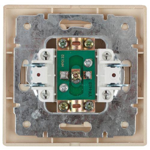 Розетка TV СП Plano 1-301-02 одиночная IP20 сл. кость Intro Б0027618