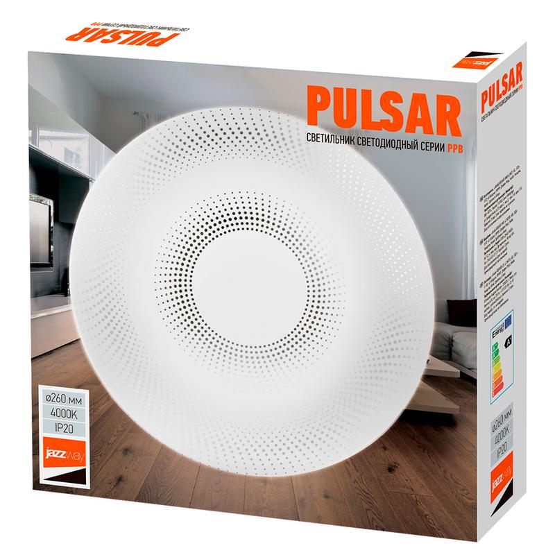 Светильник светодиодный PPB Pulsar 24Вт 4000К IP20 D260х55 JazzWay 5024724