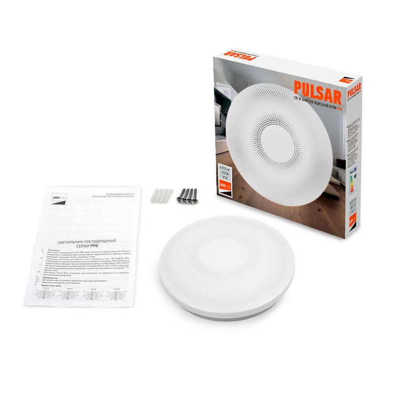 Светильник светодиодный PPB Pulsar 24Вт 4000К IP20 D260х55 JazzWay 5024724