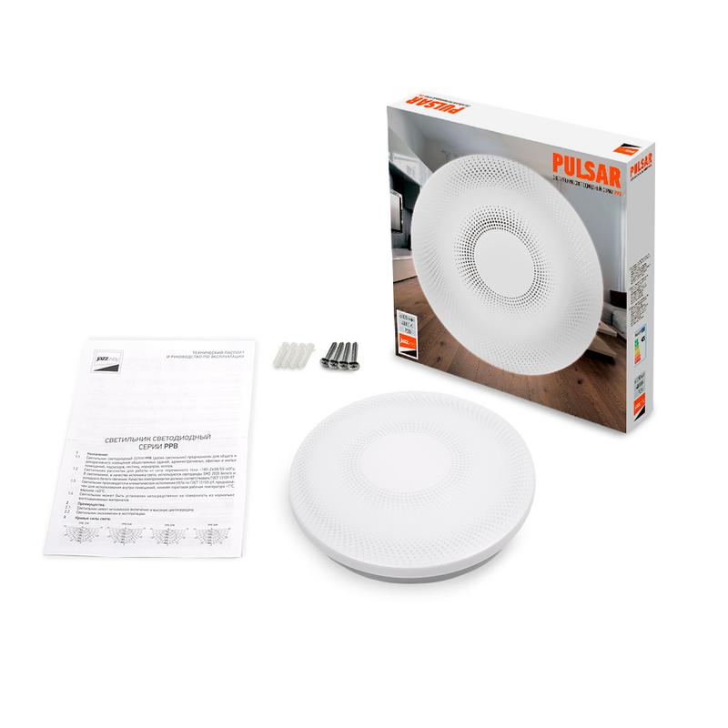 Светильник светодиодный PPB Pulsar 32Вт 4000К IP20 D320х60 JazzWay 5024748