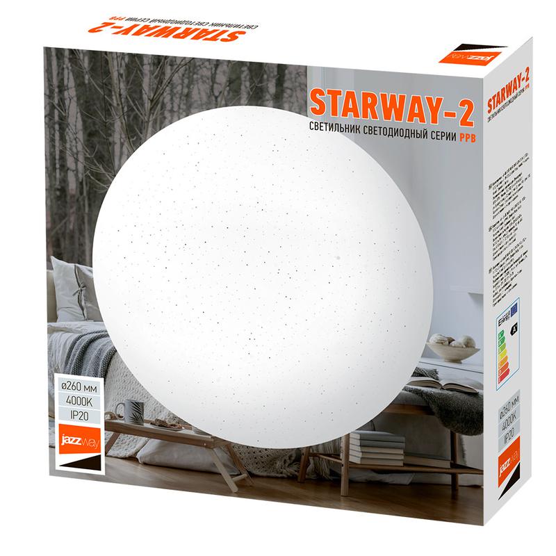 Светильник светодиодный PPB STARWAY-2 24Вт 4000К IP20 D260х55 JazzWay 5025479