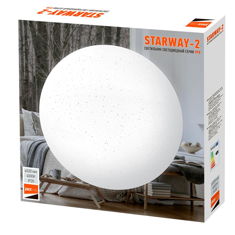 Светильник светодиодный PPB STARWAY-2 32Вт 4000К IP20 D320х60 JazzWay 5025493