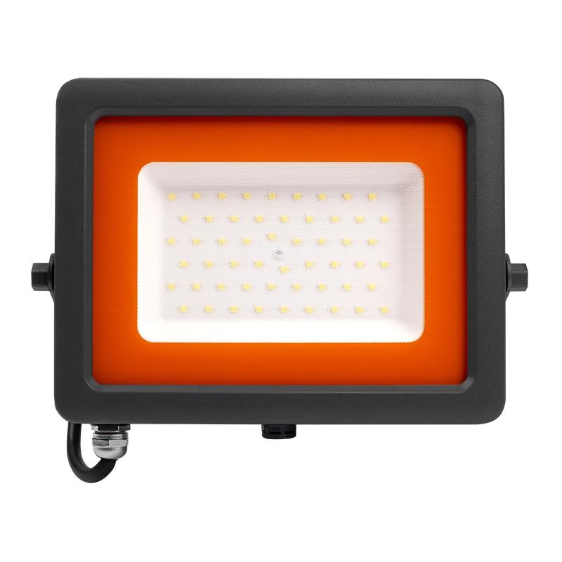 Прожектор светодиодный PFL-S2-SMD-50w 50Вт IP65 с клапаном JazzWay 2853301D