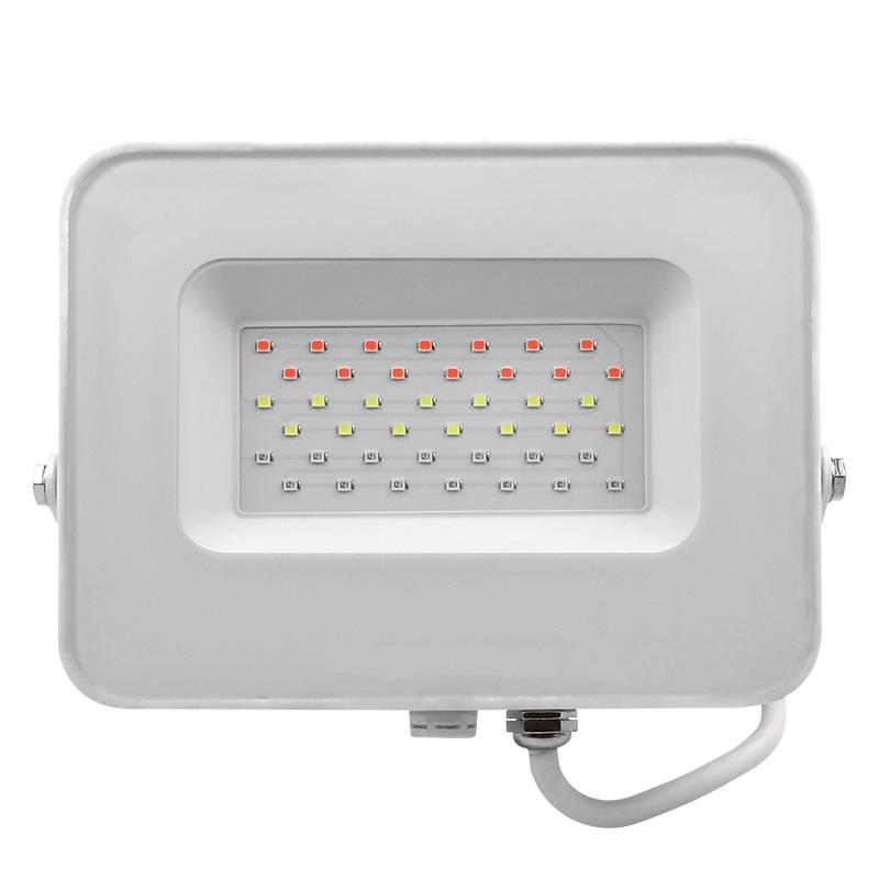 Прожектор светодиодный PFL- 30Вт RGB WH IP65 JazzWay 5012103