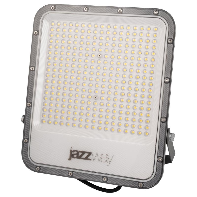 Прожектор светодиодный ДО-200 Вт 22000 Лм 6500К IP65 200-240 В LED угол светораспределения 80° -40... +50°С литой алюминий с антикоррозийным покрытием линзовый модуль Jazzway (5036451)