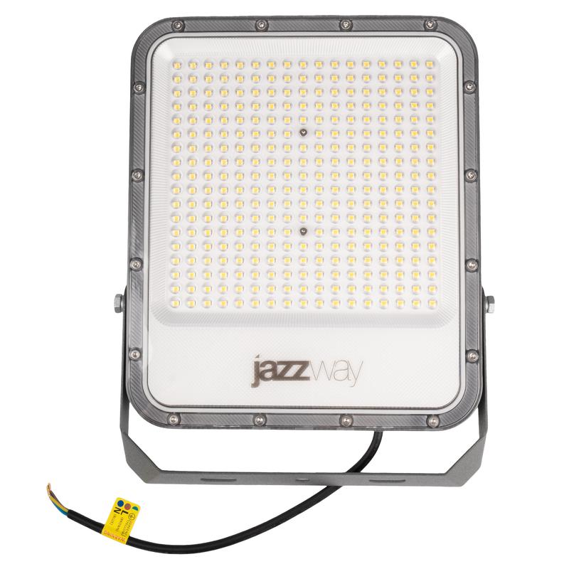Прожектор светодиодный ДО-200 Вт 22000 Лм 6500К IP65 200-240 В LED угол светораспределения 80° -40... +50°С литой алюминий с антикоррозийным покрытием линзовый модуль Jazzway (5036451)